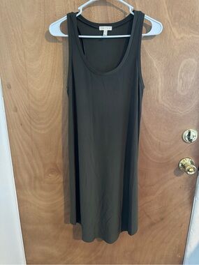 Leith Sleeveless Tank Dress - Olive Green